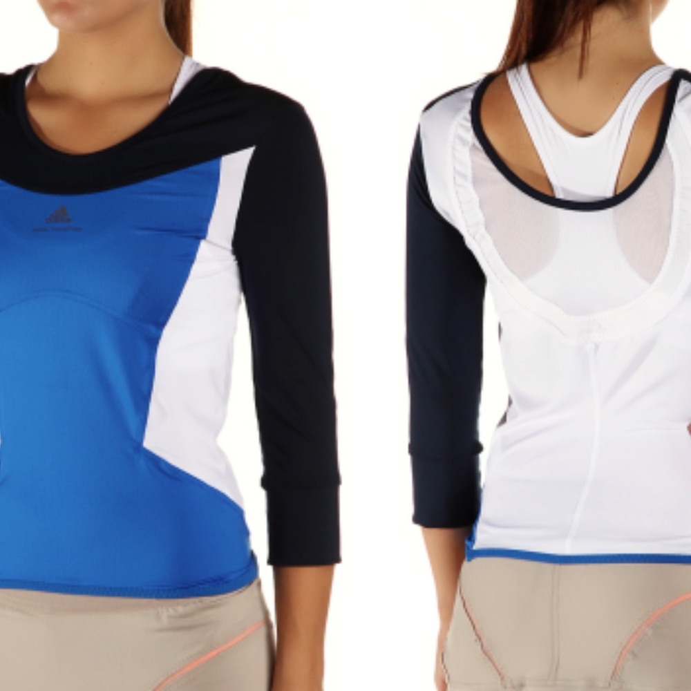 Adidas x Stella McCartney Colorblock Tennis Top